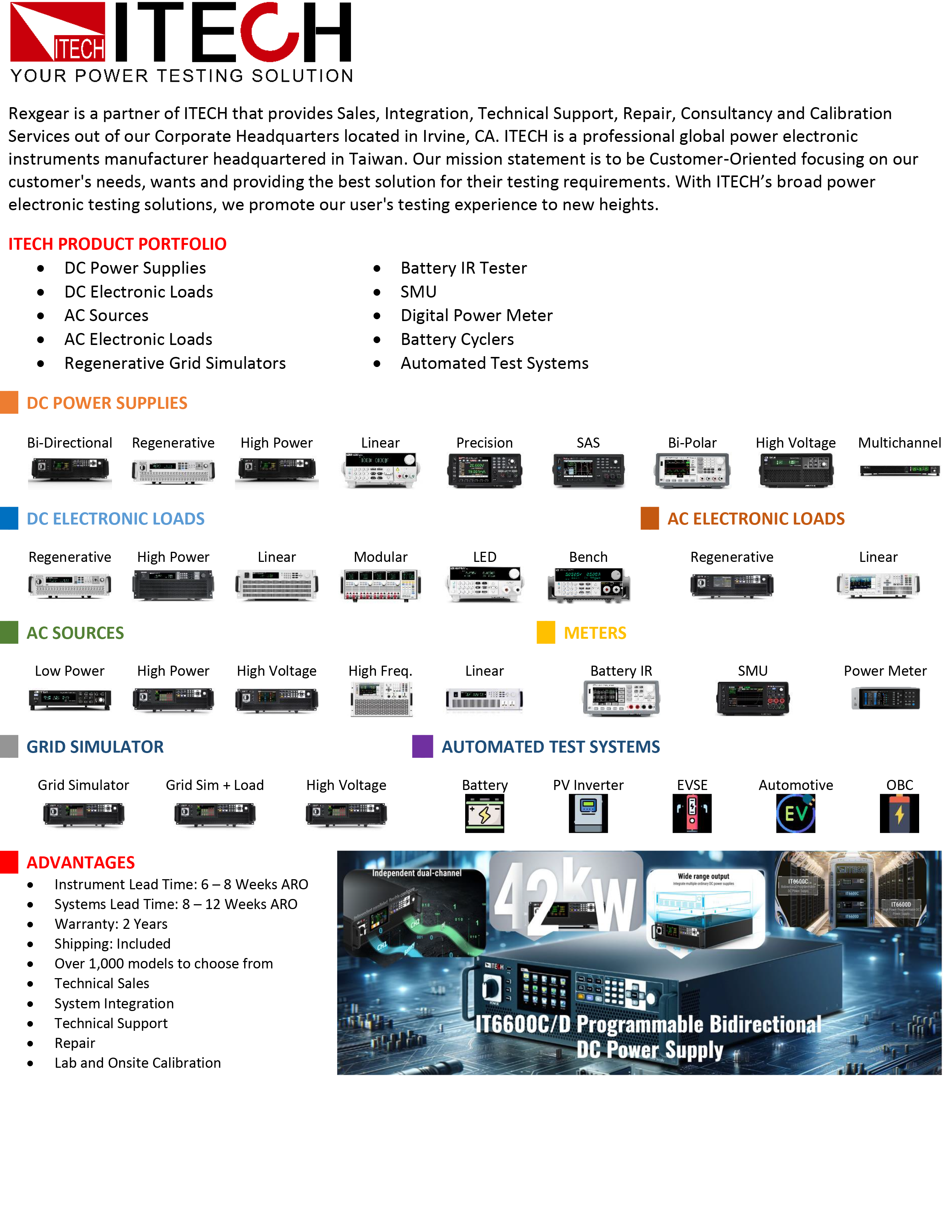 Itech products image